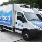 Refrigerated Vehicle Box Body - Caterfood outside front view of van