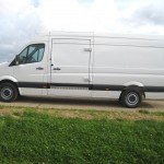 Refrigerated Vehicle Conversion with Pallet Width Side Freezer Door