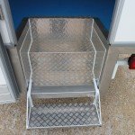 Fixed and Fold out Steps for Refrigerated Vehicle Conversion