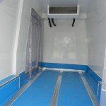 Refrigerated Vehicle Conversion with Pallet Width Side Freezer Door
