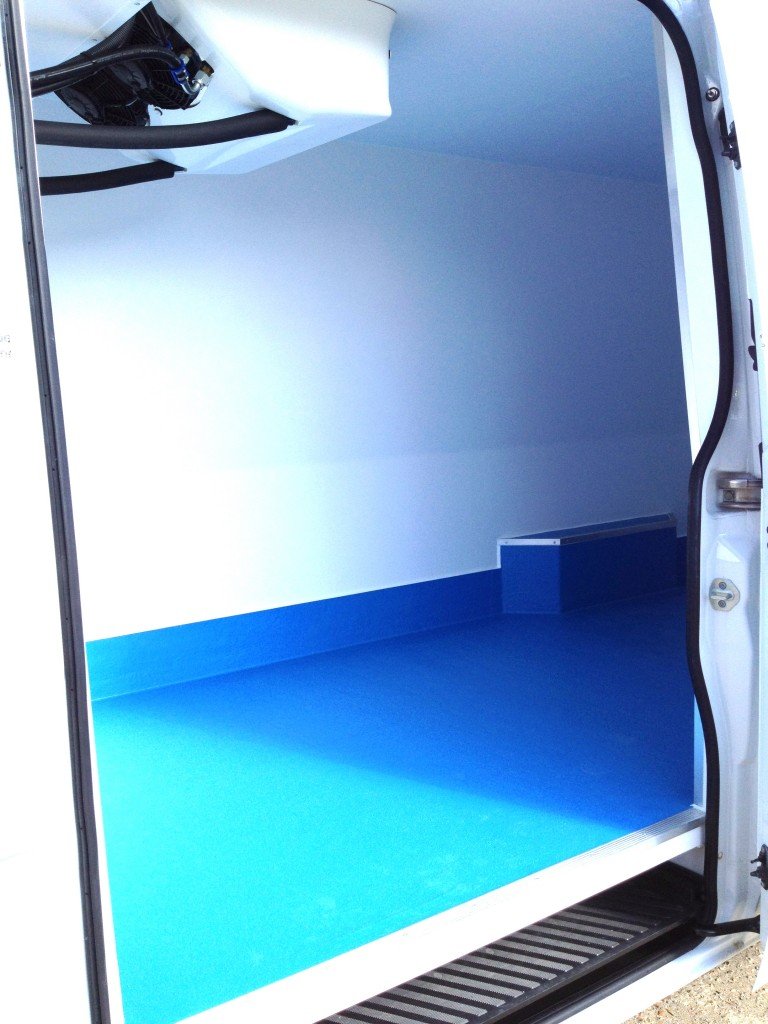 Side door view of Icecraft conversion | The World's first Removeable & Reusable Refrigerated Vehicle Conversion the World's first Removeable & Reusable Refrigerated Vehicle Conversion