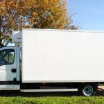 White Refrigerated Van Box Body Outside View