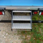 Fixed and Fold out Steps for Refrigerated Vehicle Conversion