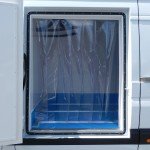 Refrigerated Vehicle Conversion with Pallet Width Side Freezer Door